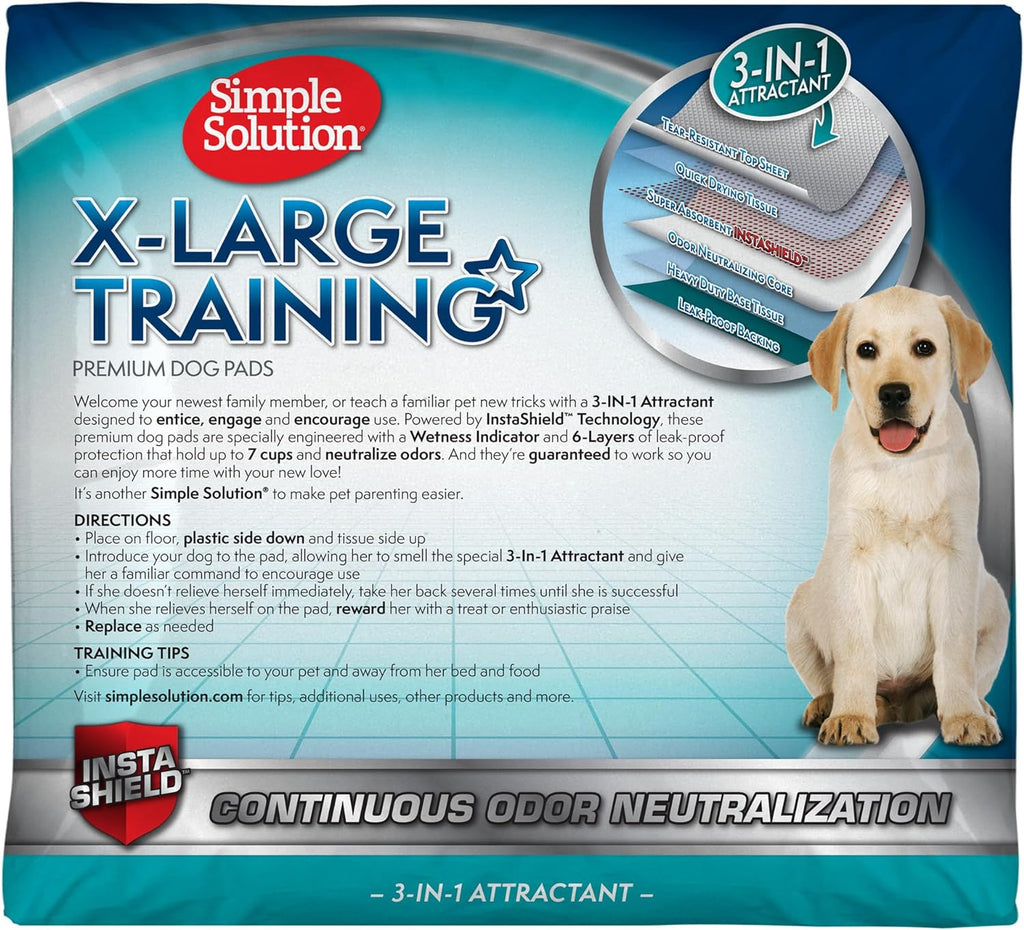 XL Pee Pads for Dogs, Leak Proof Dog Pads, 28X30, 100 Count | Dog Training Pads, Puppy Potty Training, Housebreaking, Disposable Pee Pads, Floor Protection, Indoor Potty, Puppy Essentials