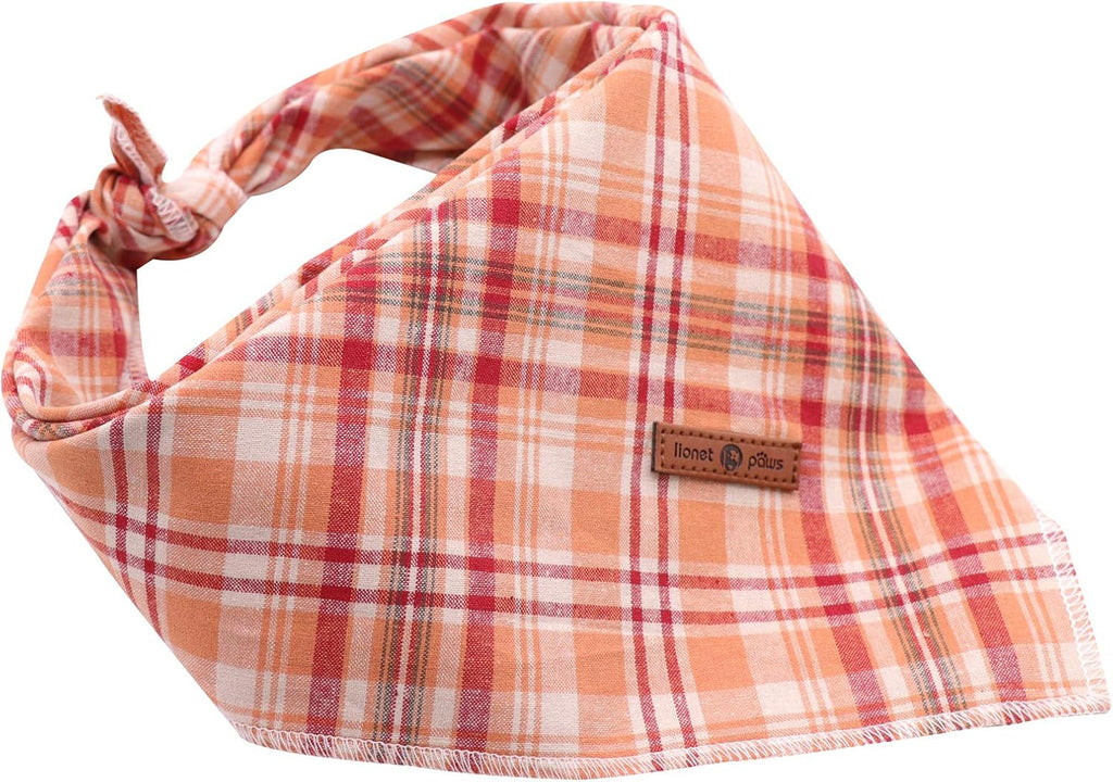Fall Dog Bandana Halloween Thanksgiving Washable Cotton Handkerchief Scarf Triangle Bandana for Small Medium Large Dogs Girl Boy