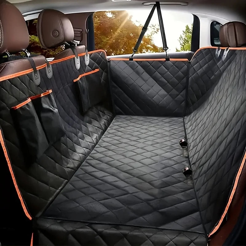 Waterproof Dog Car Seat Cover – Scratch-Resistant Hammock Style Protector for Cars, Trucks & SUVs