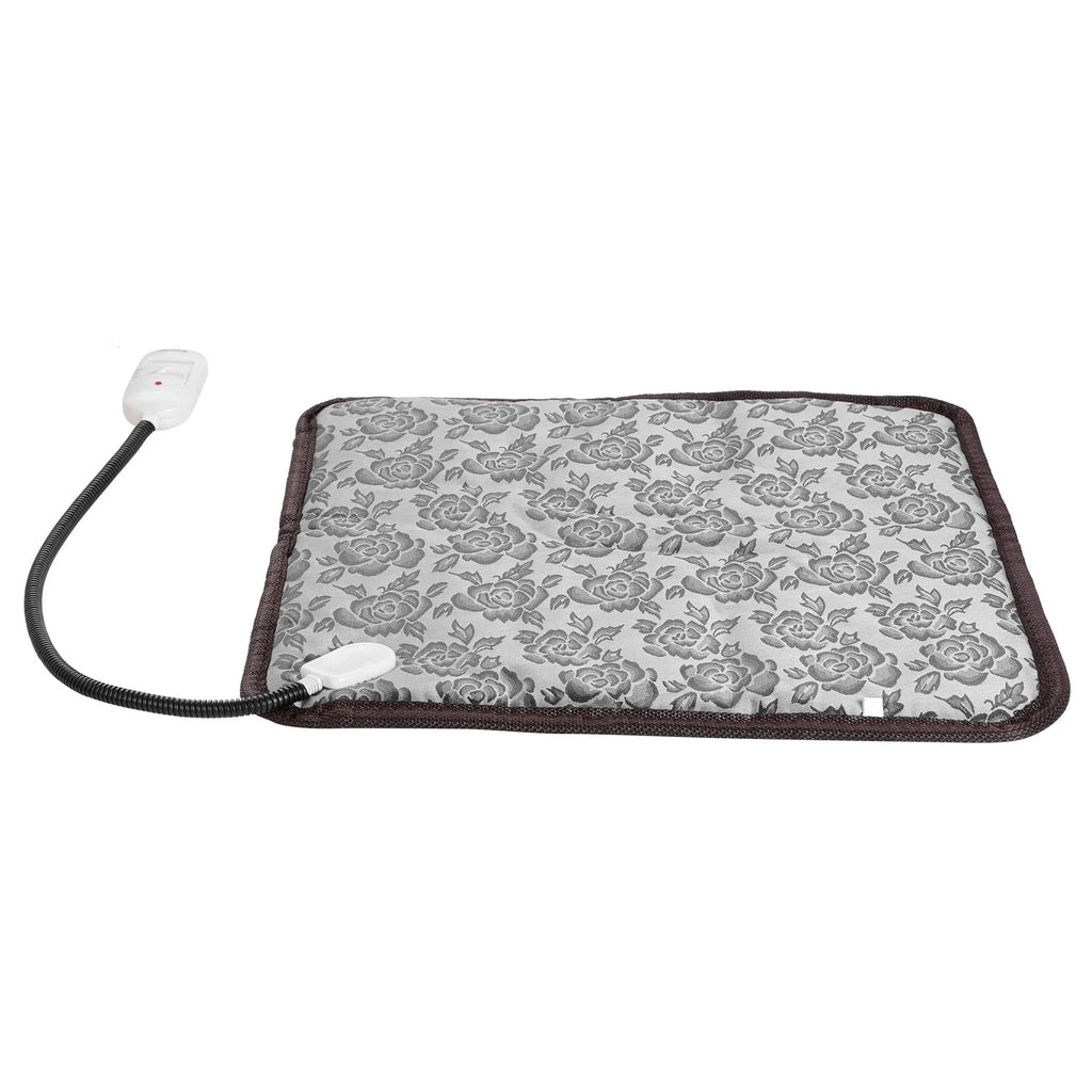 1Pc Pet Heating Pad Dog Cat Electric Heating Mat Waterproof Adjustable Warming Blanket with Chew Resistant Steel Cord Case